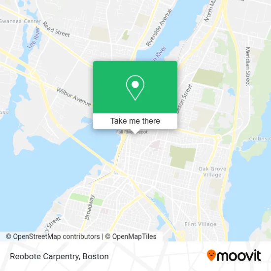 Reobote Carpentry map