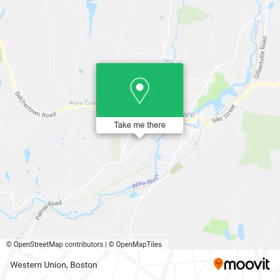 Western Union map