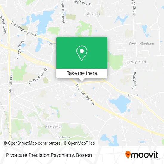 Pivotcare Precision Psychiatry map