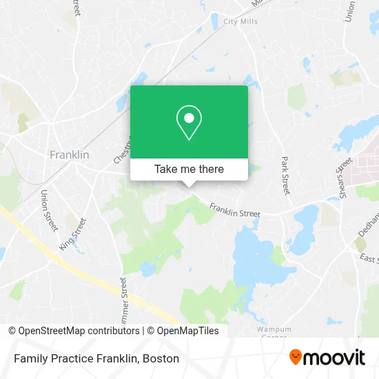Family Practice Franklin map