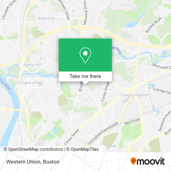 Western Union map