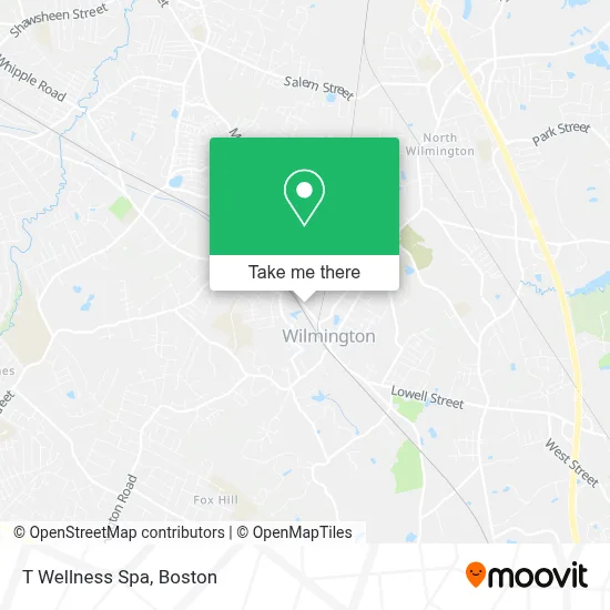 T Wellness Spa map