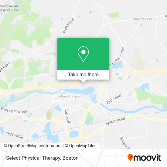 Select Physical Therapy map