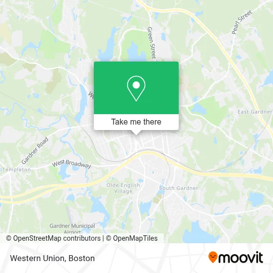 Western Union map