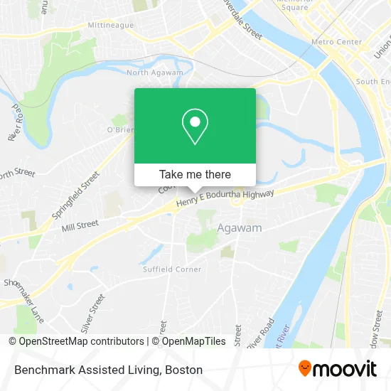 Benchmark Assisted Living map