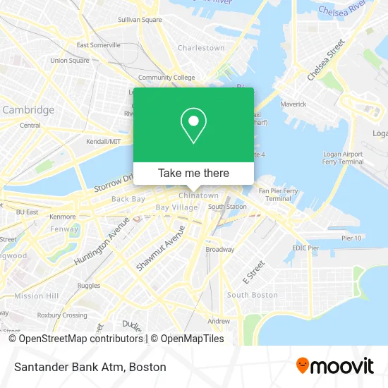 Santander Bank Atm map