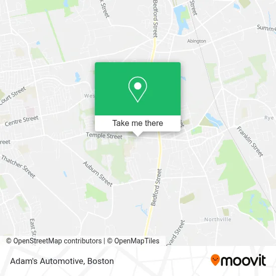 Adam's Automotive map