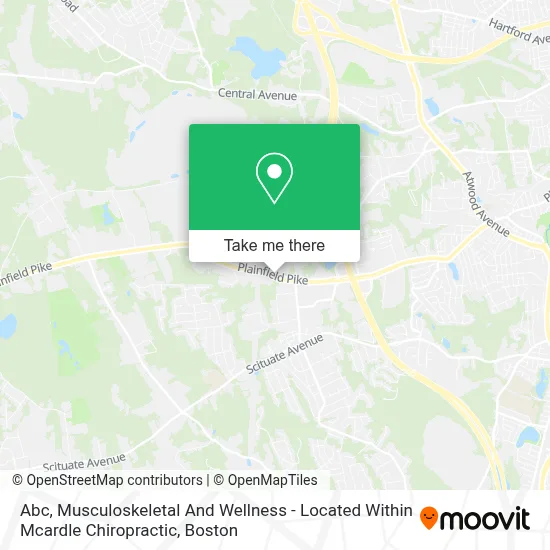 Abc, Musculoskeletal And Wellness - Located Within Mcardle Chiropractic map
