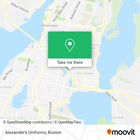 Alexander's Uniforms map