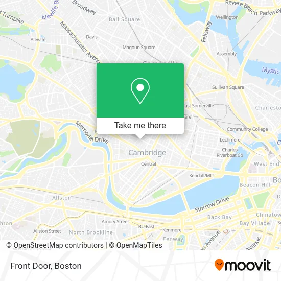 Front Door map
