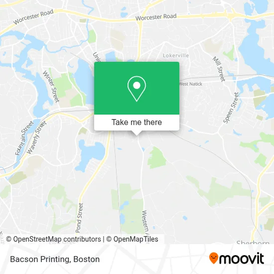 Bacson Printing map