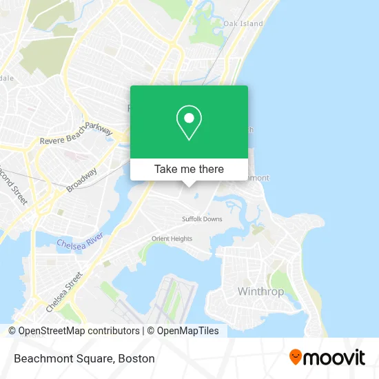 Beachmont Square map