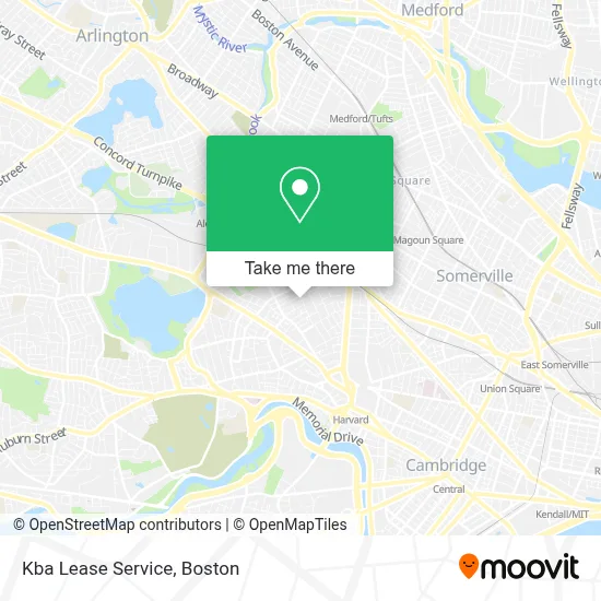 Kba Lease Service map
