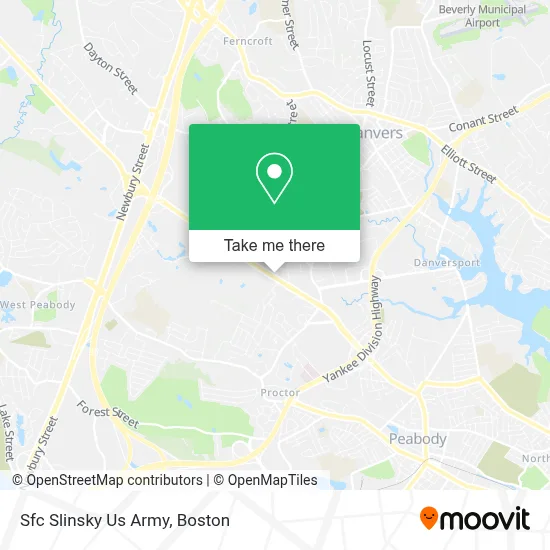 Sfc Slinsky Us Army map