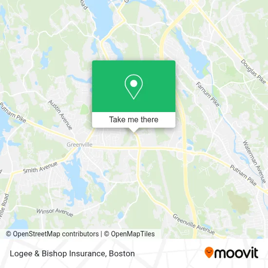 Logee & Bishop Insurance map