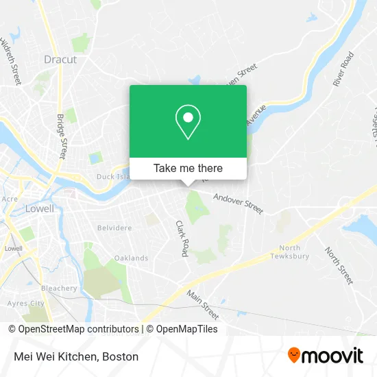 Mei Wei Kitchen map