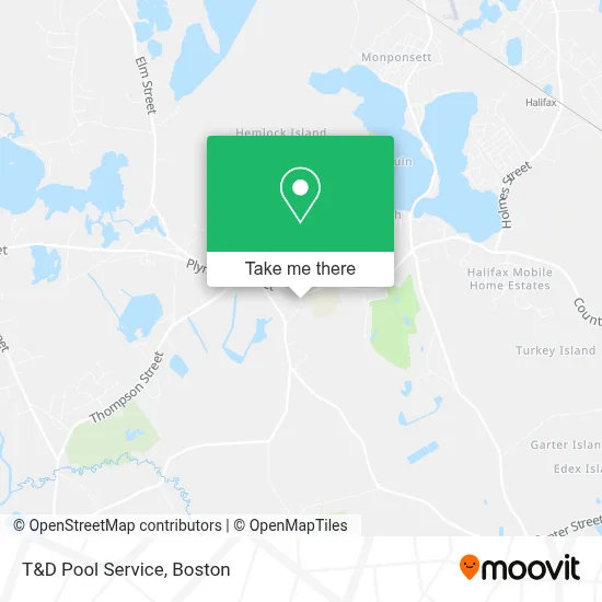 T&D Pool Service map