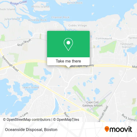 Oceanside Disposal map