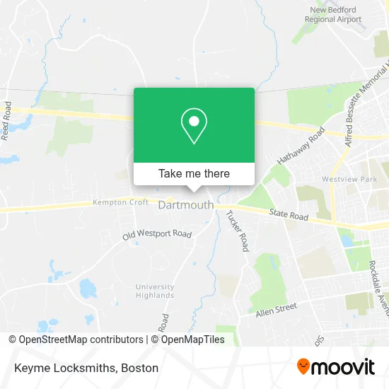 Keyme Locksmiths map