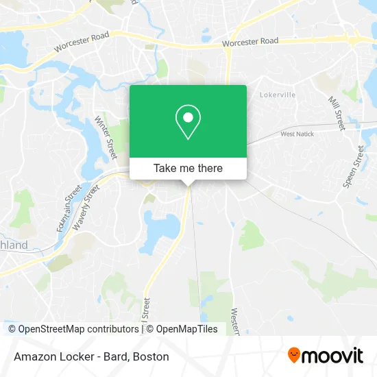 Amazon Locker - Bard map