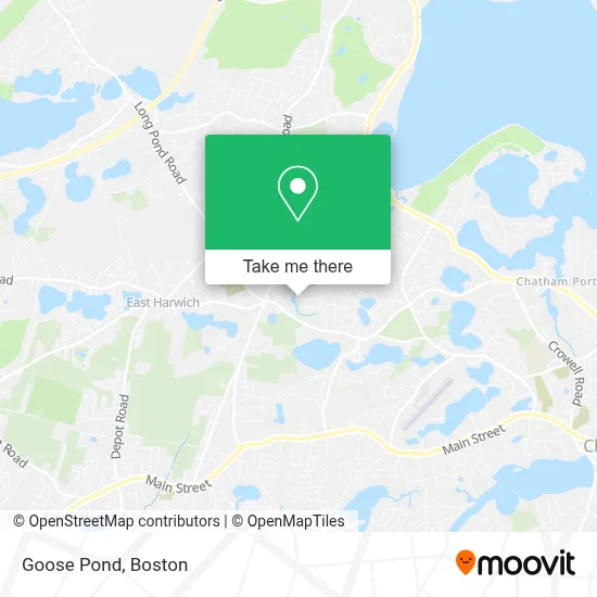 Goose Pond map