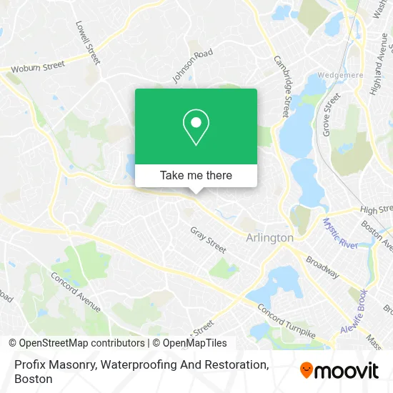 Profix Masonry, Waterproofing And Restoration map