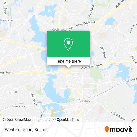 Western Union map