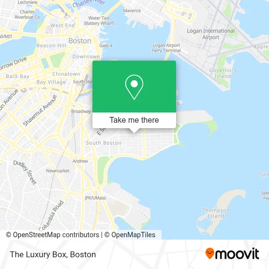The Luxury Box map