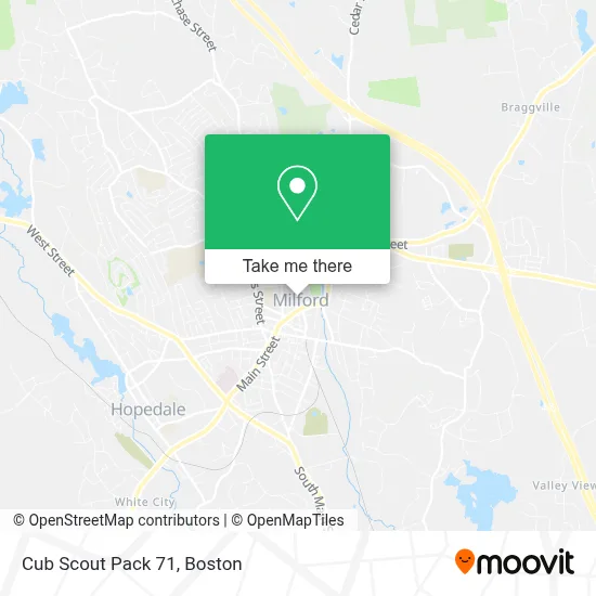 Cub Scout Pack 71 map