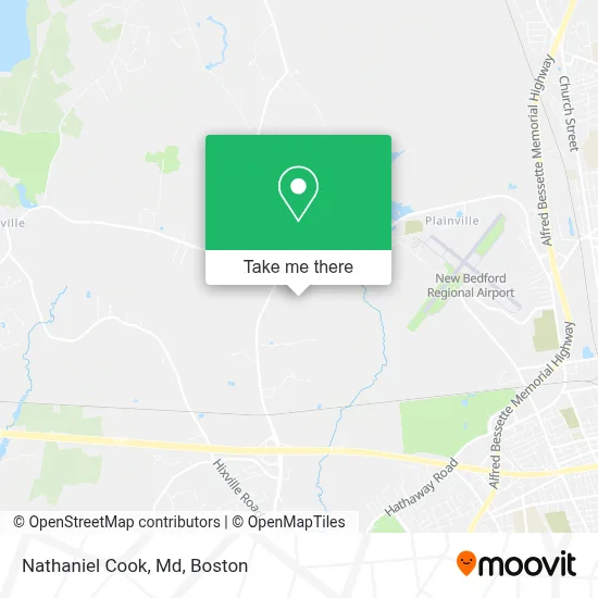 Nathaniel Cook, Md map