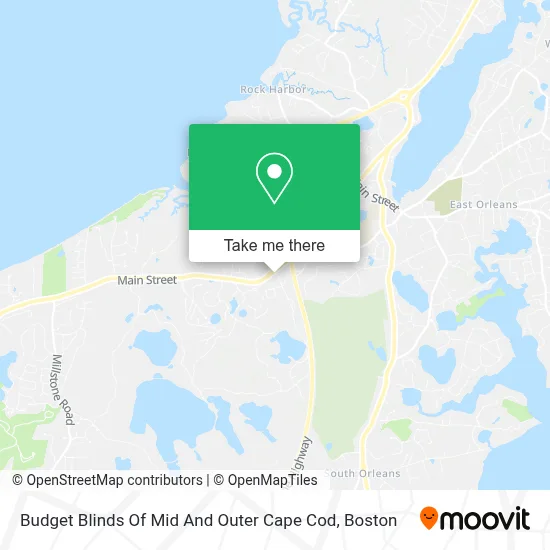 Budget Blinds Of Mid And Outer Cape Cod map