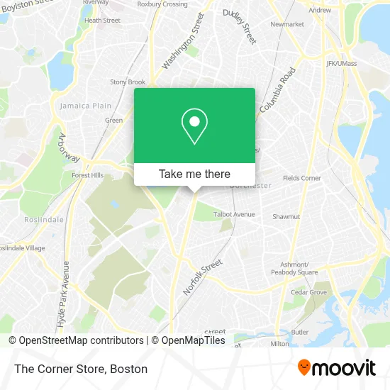 The Corner Store map