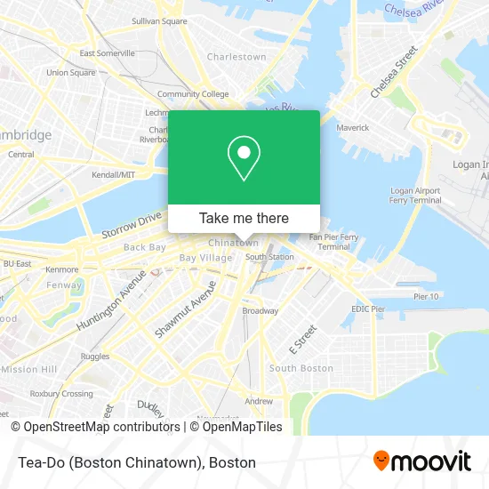 Tea-Do (Boston Chinatown) map