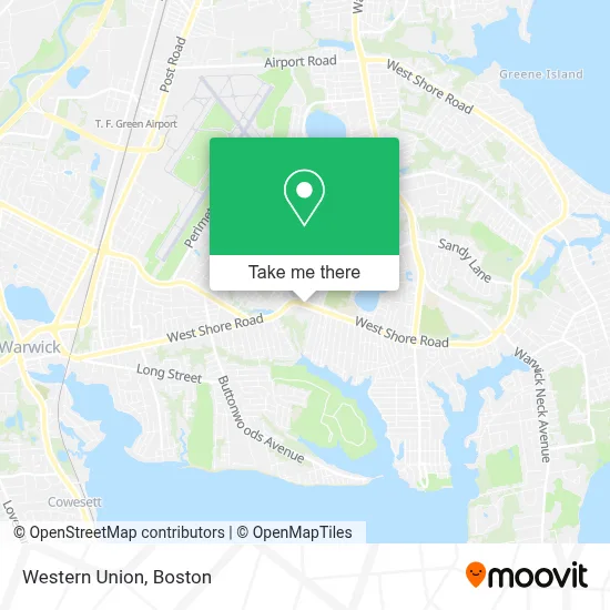 Western Union map