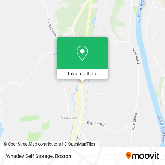 Whatley Self Storage map