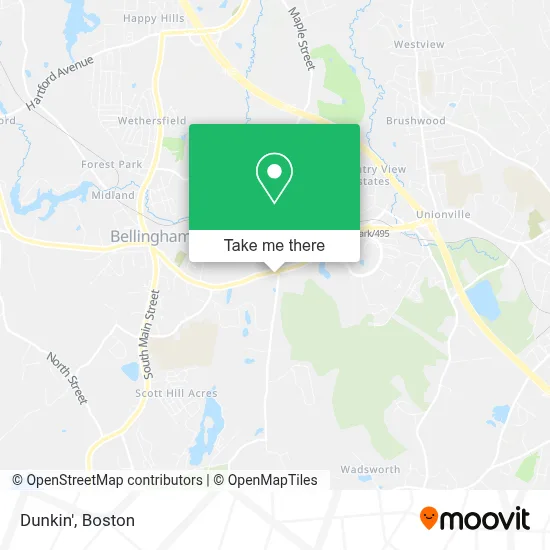 Dunkin' map