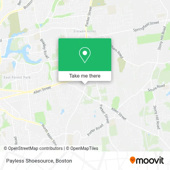 Payless Shoesource map