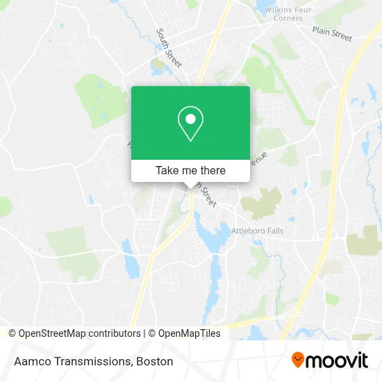 Aamco Transmissions map