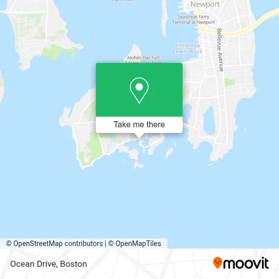 Ocean Drive map