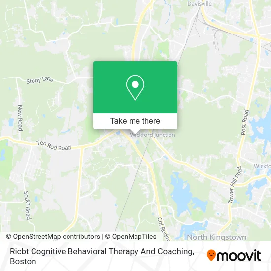 Ricbt Cognitive Behavioral Therapy And Coaching map