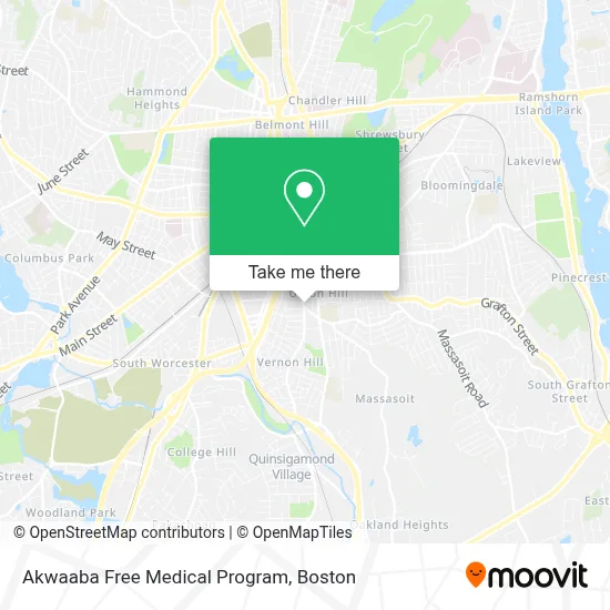 Akwaaba Free Medical Program map