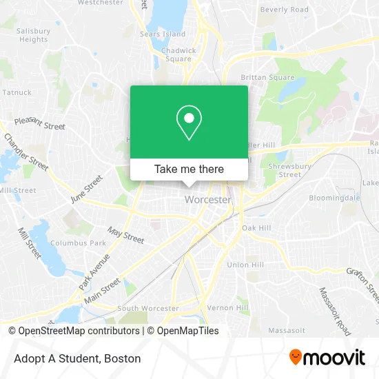 Adopt A Student map