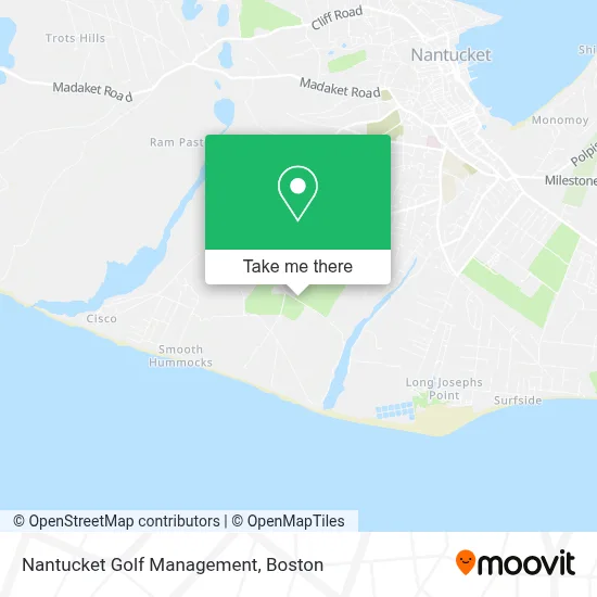 Nantucket Golf Management map