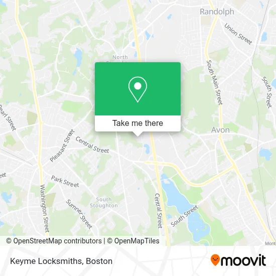 Keyme Locksmiths map
