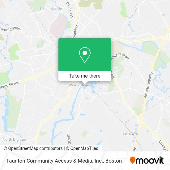 Taunton Community Access & Media, Inc. map