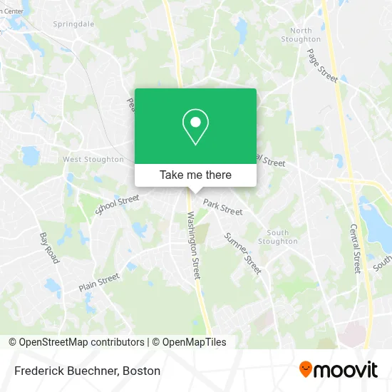 Frederick Buechner map