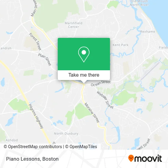Piano Lessons map