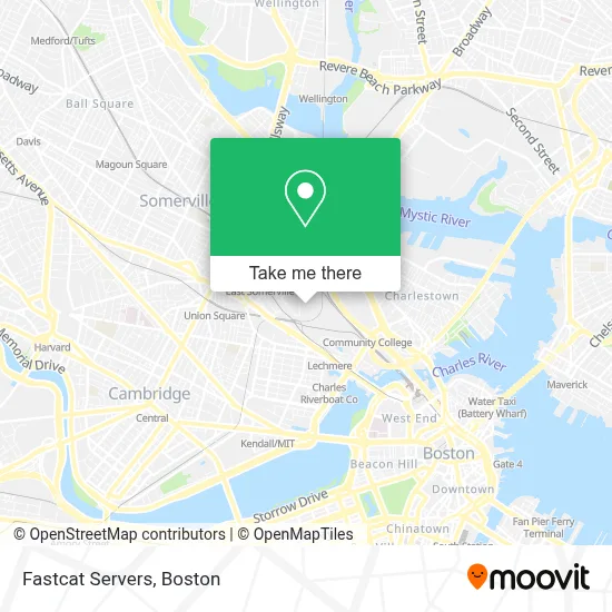 Fastcat Servers map