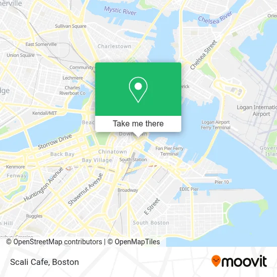 Scali Cafe map