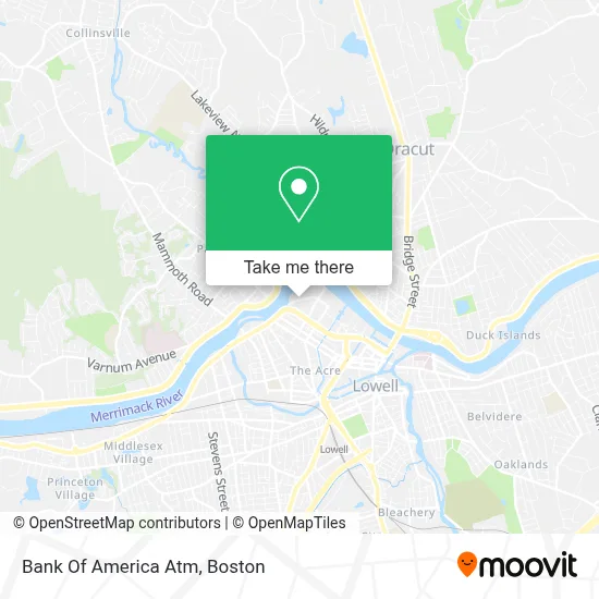 Bank Of America Atm map